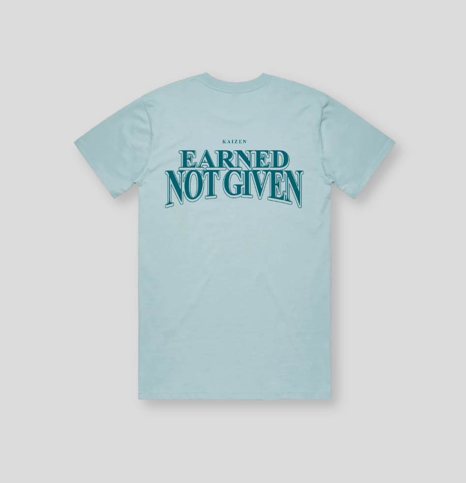 Men's Earned Not Given T-shirt | Pale Blue