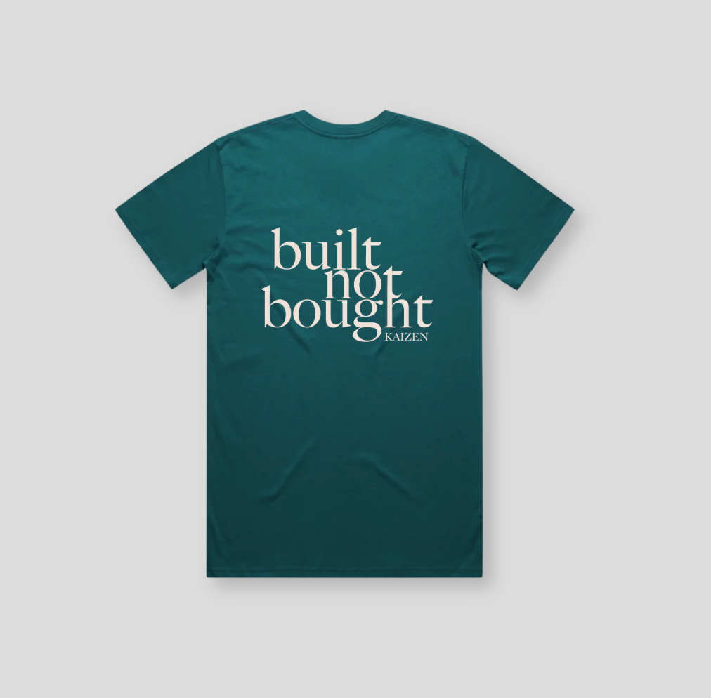 Men's Built Not Bought T-shirt | Atlantic Green