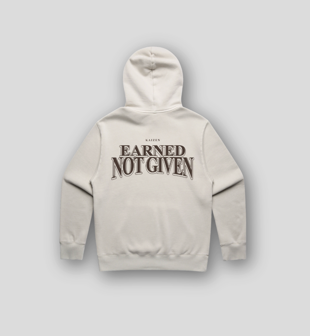 Men's Earned Not Given Hoodie | Bone