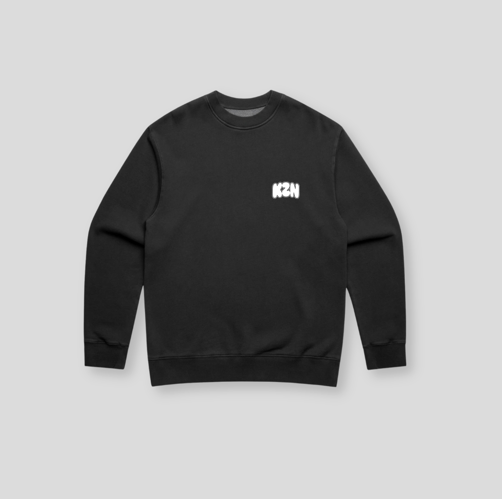 Men's Work Hard Get Lucky Sweatshirt | Faded Black