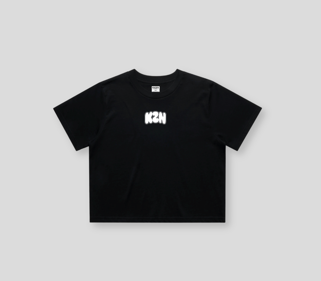 Women's KZN Crop Tee | Black