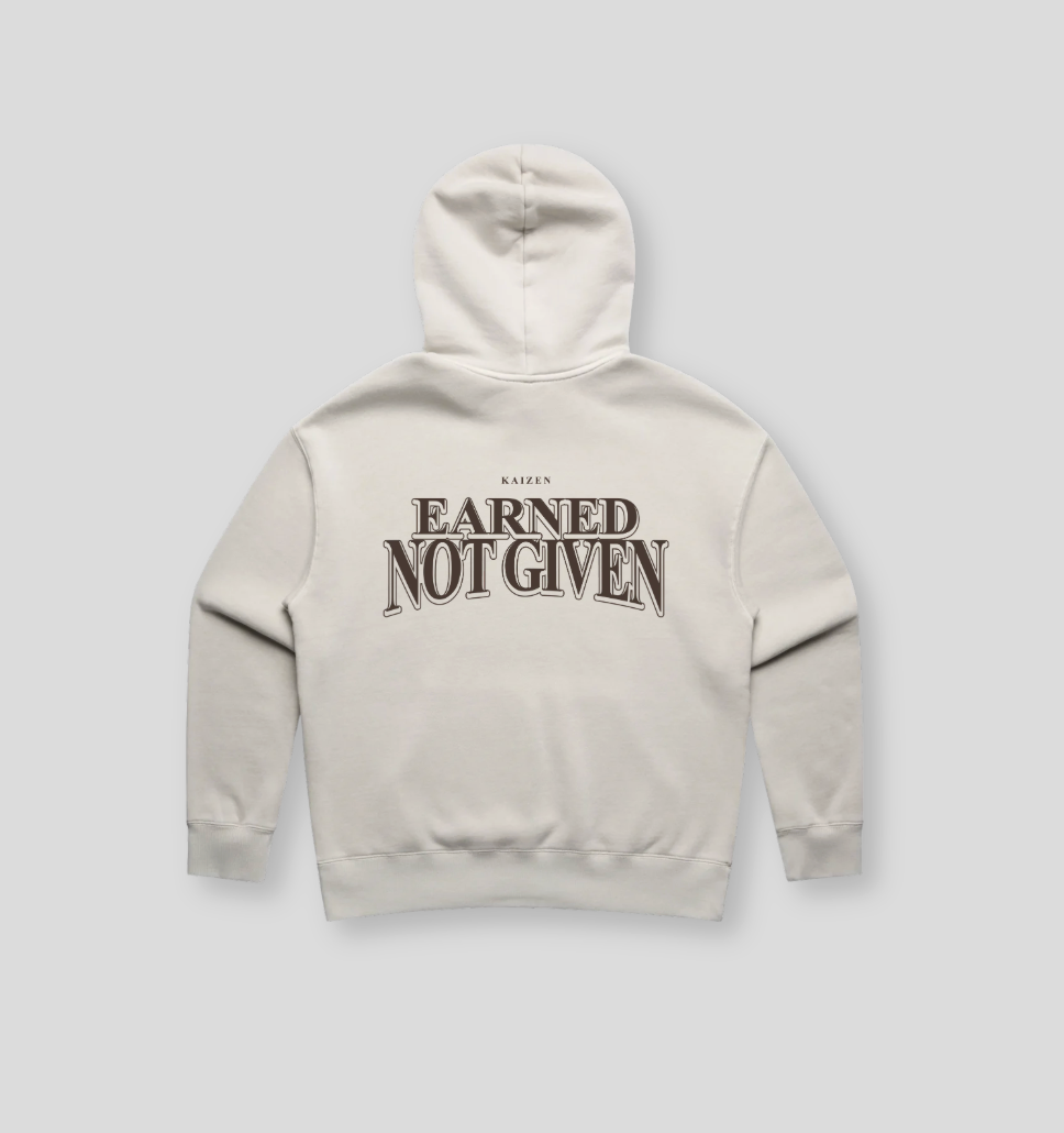Women's Earned Not Given Hoodie | Faded Bone