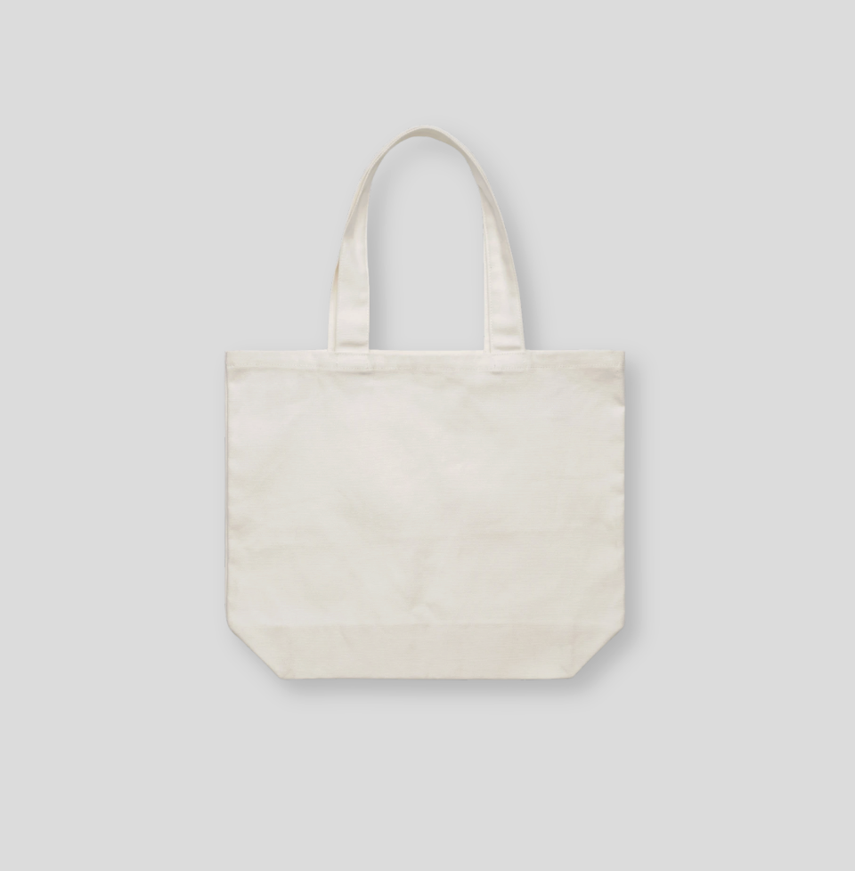 Work Hard Get Lucky Tote Bag | Cream